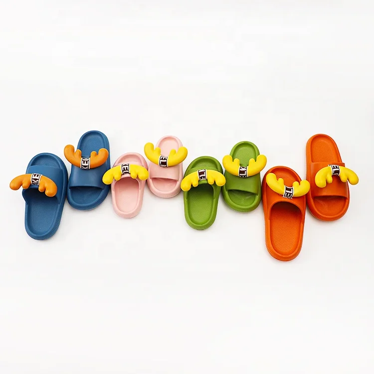 comfort slipper EVA kids shoes with cartoon manufacturer summer slipper slides kids chinese slippers