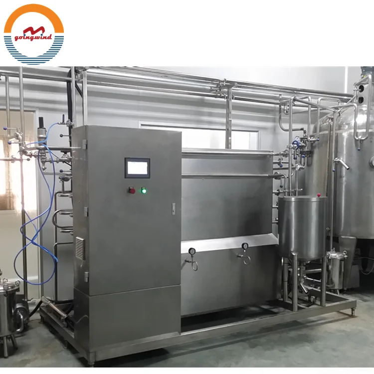 Automatic honey tubular pasteurizer auto honey tube in tube pasteurization machine syrup sterilization equipment price for sale