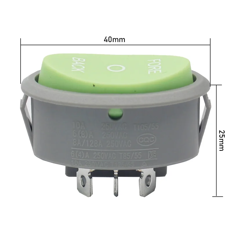 RS601E 1030041 6 pin  10A Toy  power switch for 3D printer electric blanket  hair dryer oven microwave