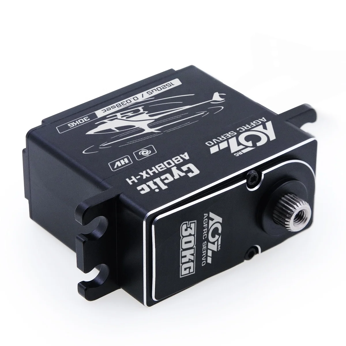 AGFRC Cyclic Heli RC Servo Fast Speed 0.038Sec Steel Gear Swash Plate 30KG Brushless Servo For RC Helicopter