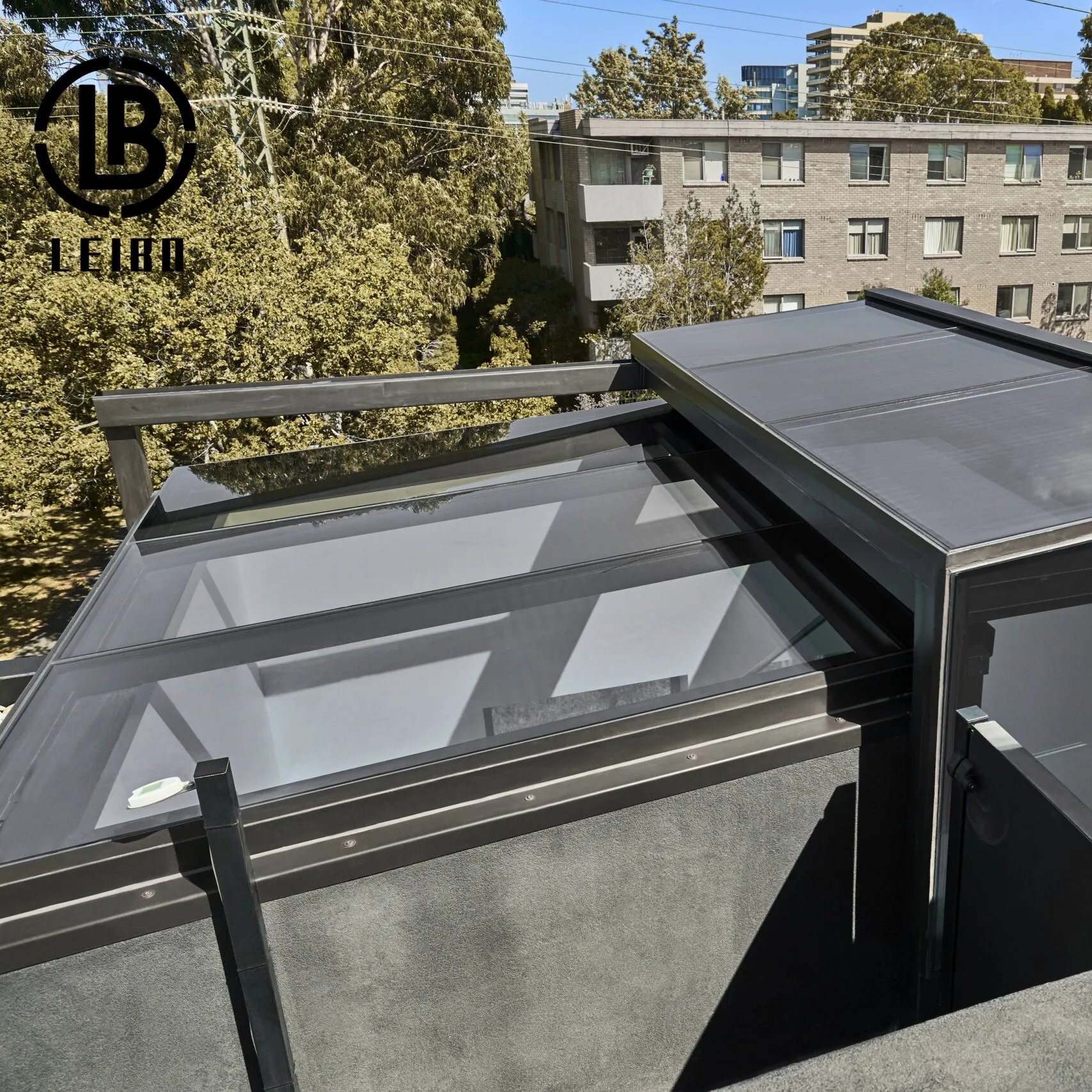 Australia aluminium/aluminum frame fixed tempered double glazed glass auto sliding channel/clad windows skylight