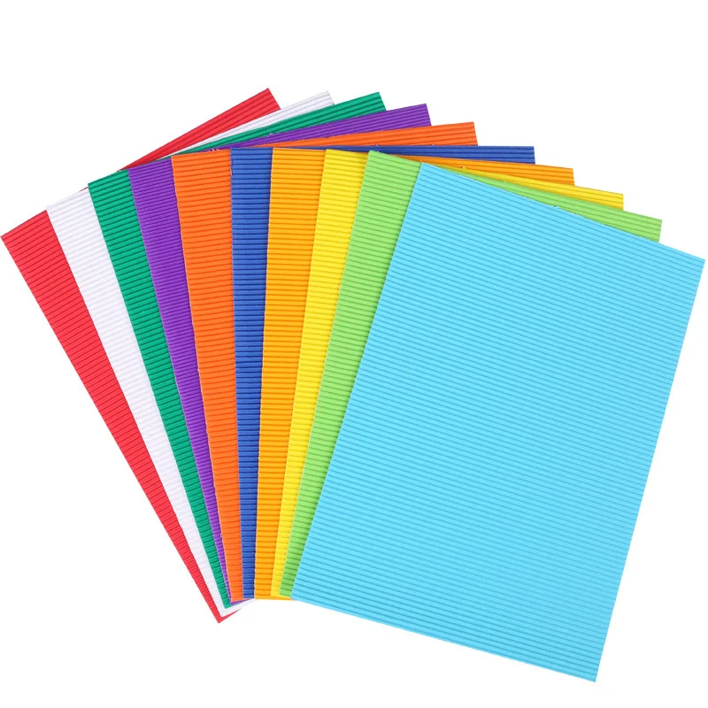 Manufacture Supply custom designed color corrugated cardboard paper sheet