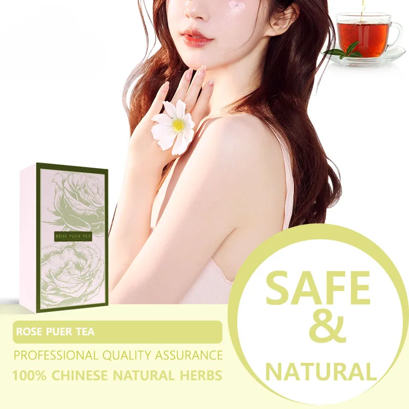 Female Healthcare Product Heral Rose Puer Tea Clearing away Heat and Detoxification Tea Bags