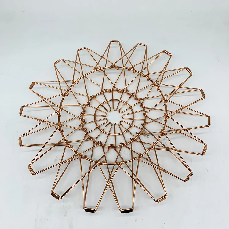 Adjustable Free Style Egg Food Fruit Metal Storage Basket Metal Fruit Basket