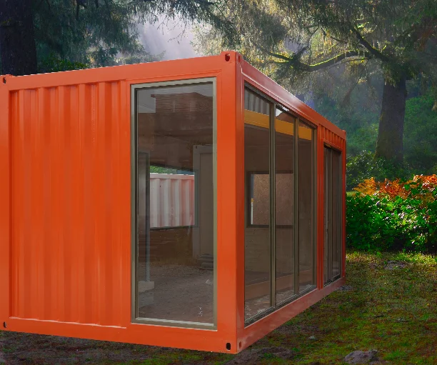 
China Modified shipping container house 40ft and 20ft modular container lounge sea container install ready with bathroom 
