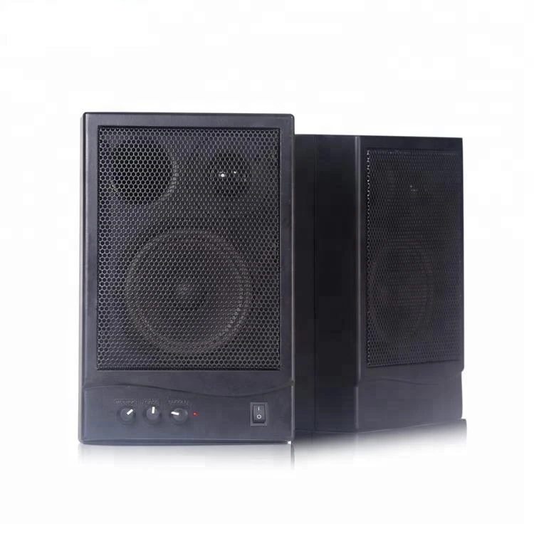 Профессиональный аудиомонитор, деревянные колонки