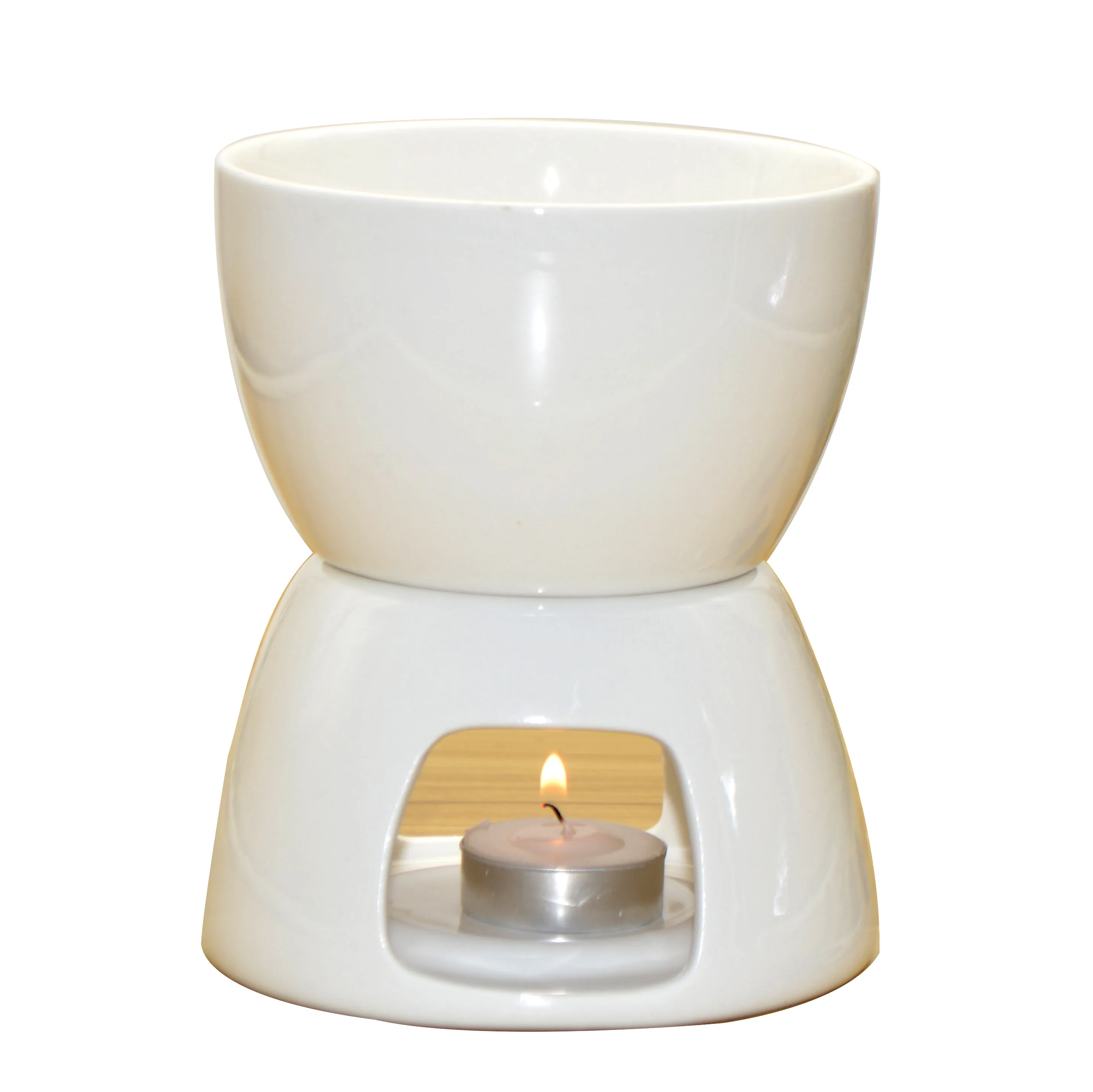 High Quality Red Porcelain Ceramic Fondue Pot Set, ceramic chocolate dipping pot set