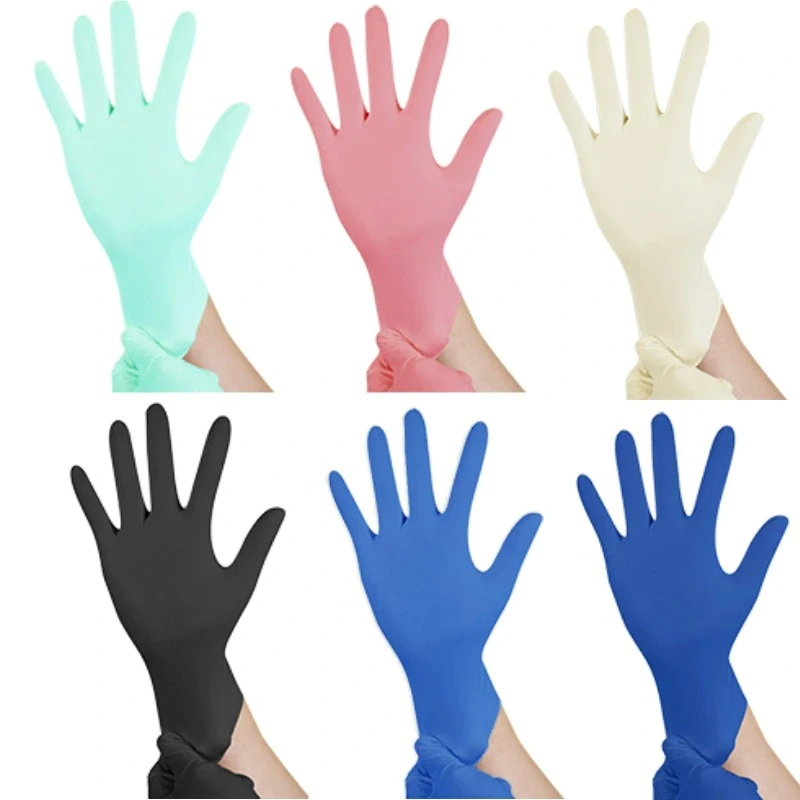 Одноразовые одноразовые медицинские перчатки без латекса