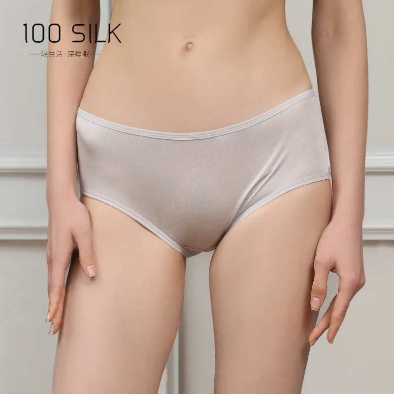 Japanese style women mulberry silk underwear comfortable and breathable inner wear Wholesale