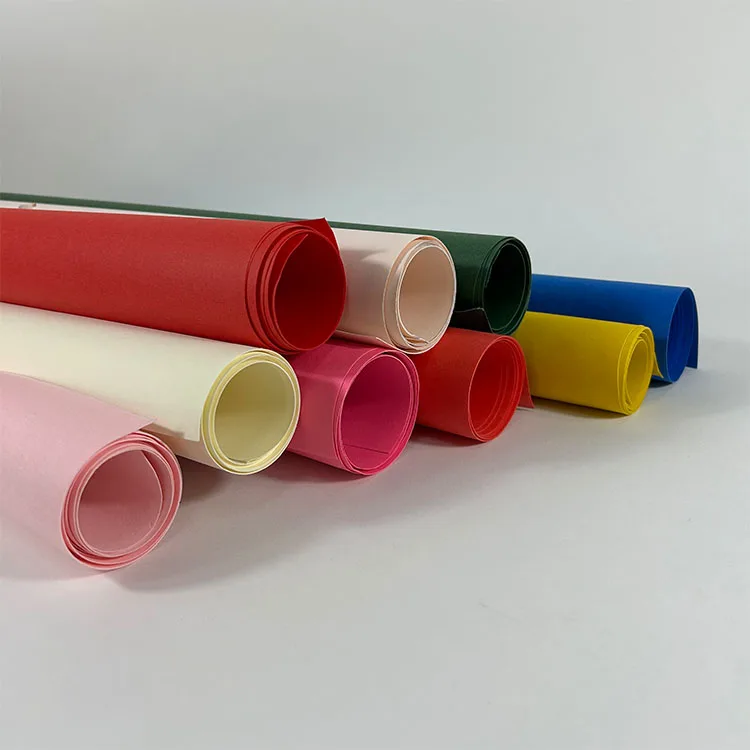 Washable Kraft  Paper Oekotex Certified Washable Jacron Paper Craft Fabric Faux Leather For Making Bag and DIY Bag