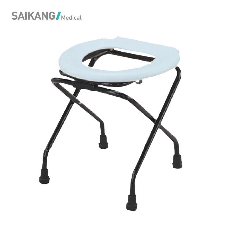 Медицинская техника высокое качество больничный Ручной портативный стул комод