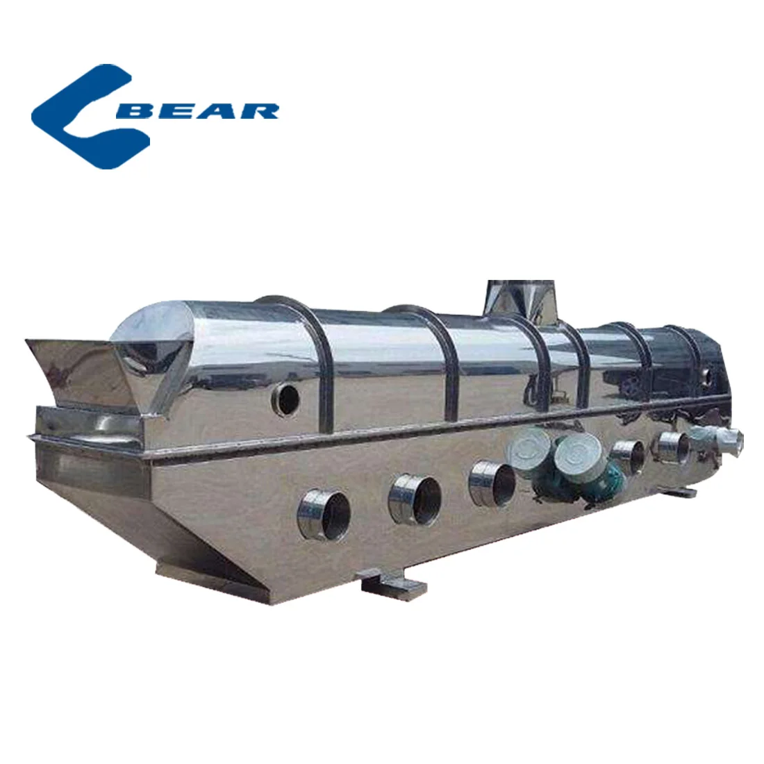 High-quality efficiency vibrating fluid bed dryer Salt fluidized bed dryer Tea and maize germ Vibrating fluidized bed dryer