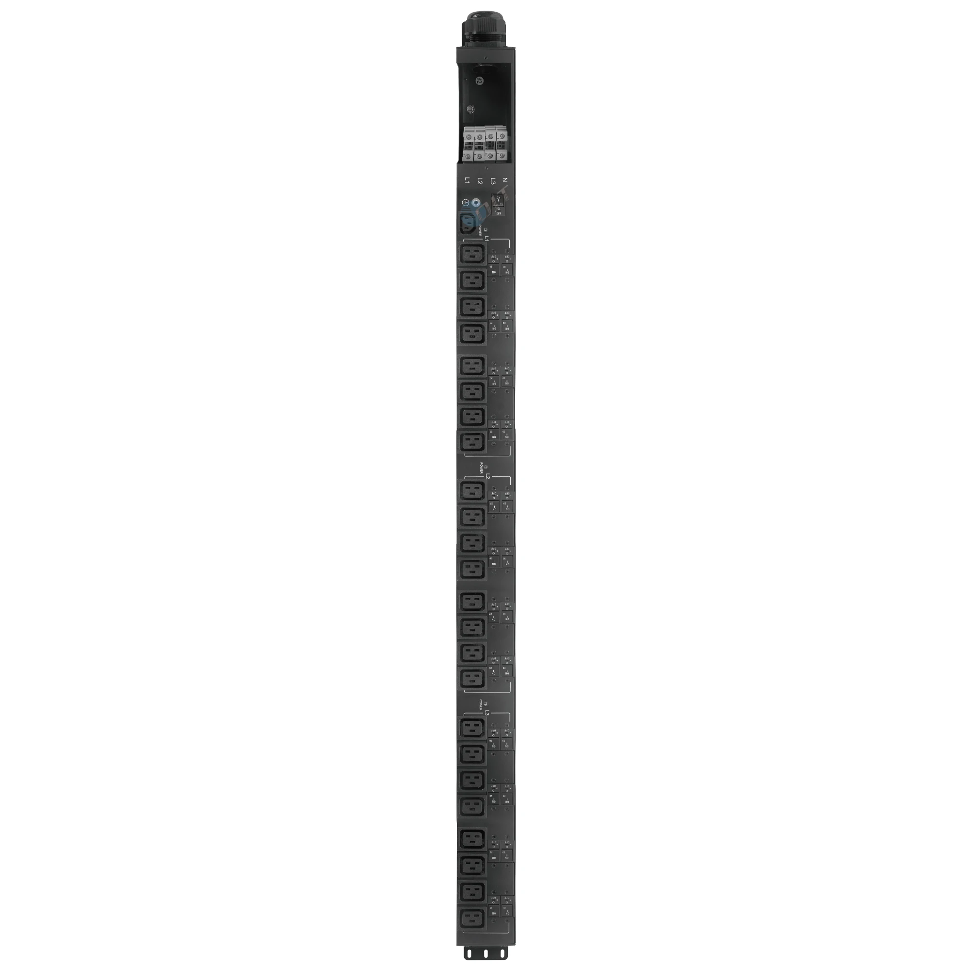 Oit Etl 3phase 125a 415v/240v Pdu 24ports C19 High Power Pdu Rack Mount