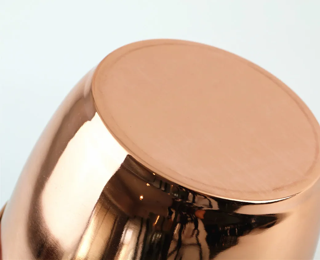 New unique metal restaurant cook tool stainless steel cookware sets mixing copper egg bowl for cake with color coated