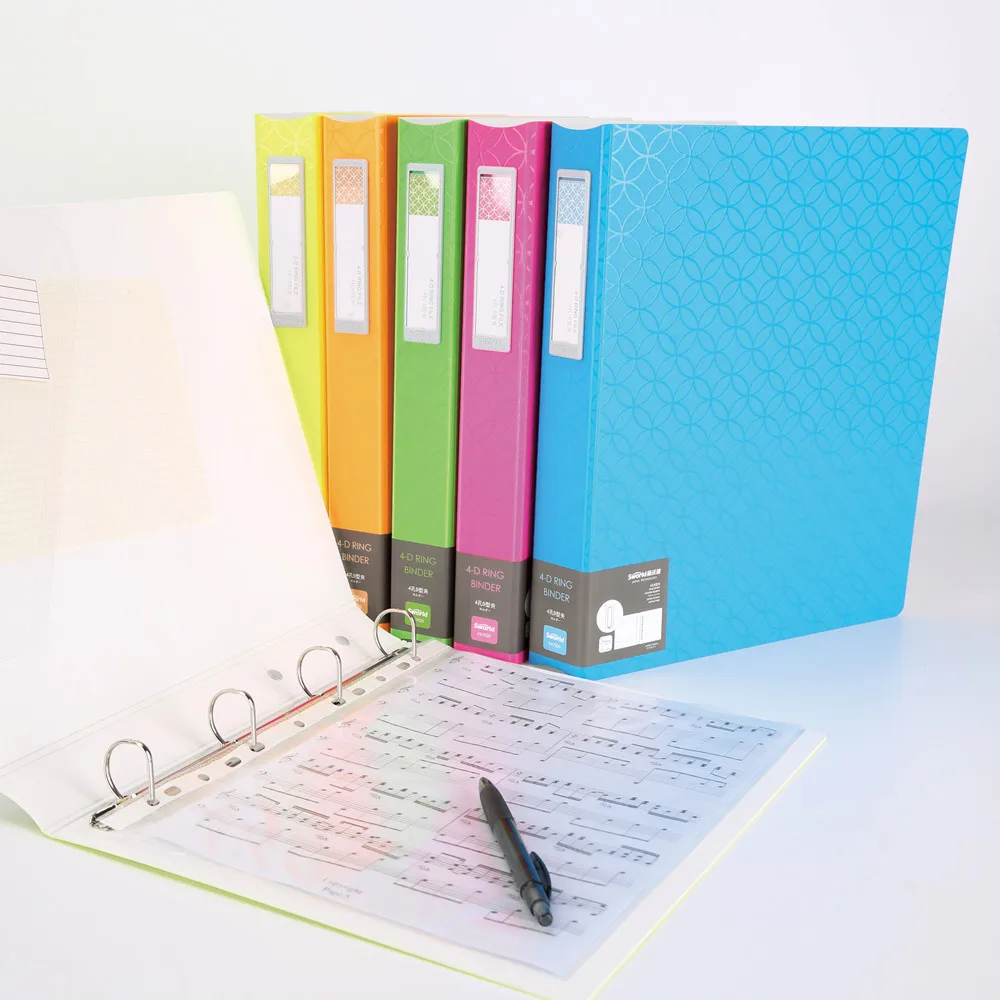 Manufacturer customized new data collection package 4-D ring binder