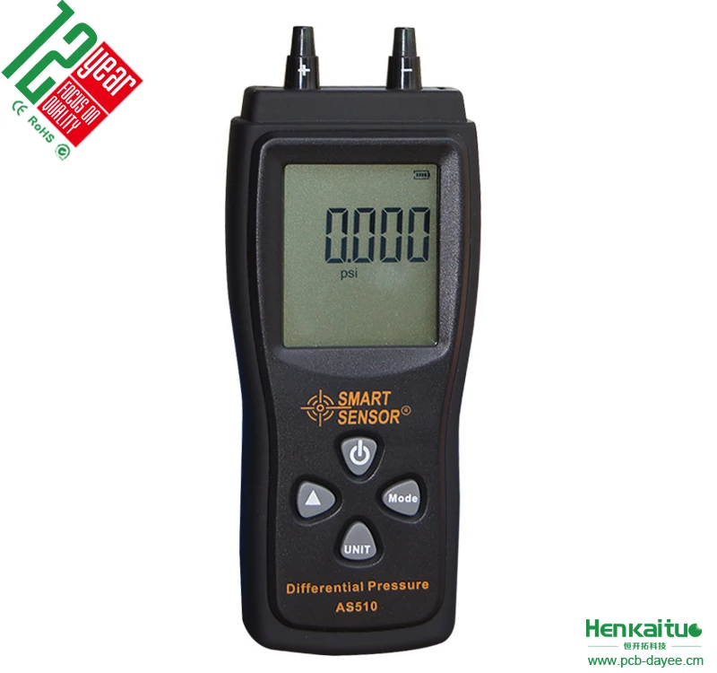 0~100hPa Smart Sensor differential pressure gauge  adopts imported accurate measurement value mini air pressure sensor