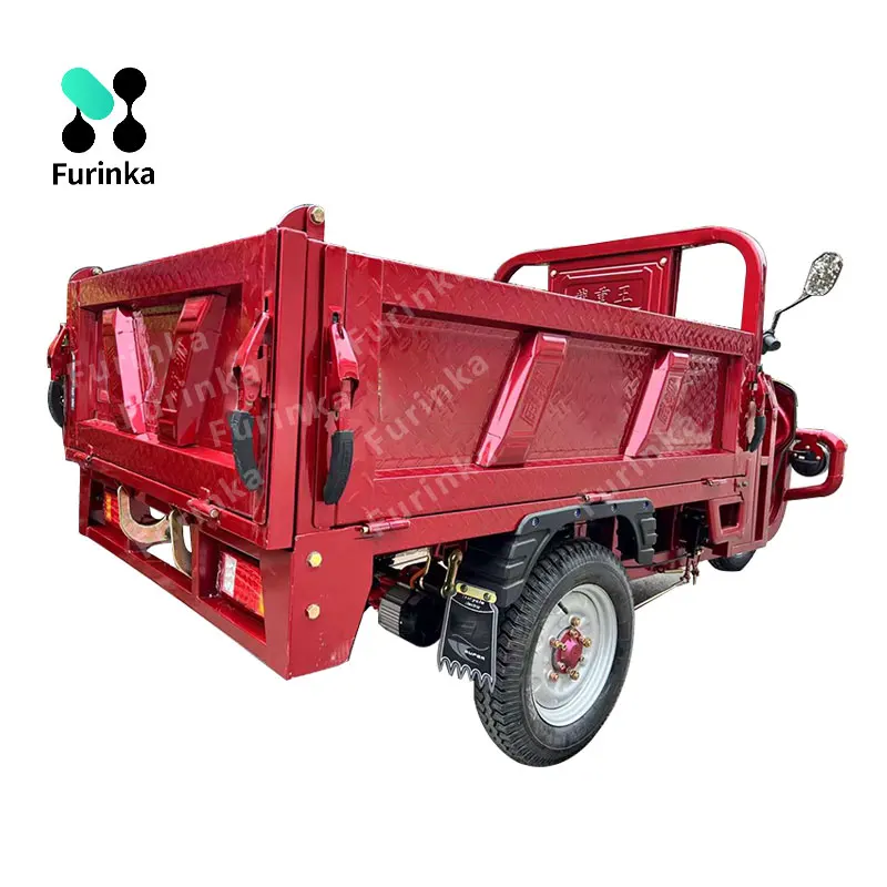 China electric cargo tricycle 600 kg open body type agricultural vehicle electric tricycle for passenger seat and cargo