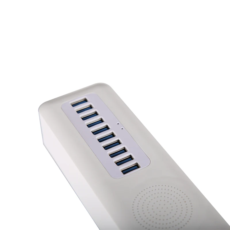 10 multi ports smart phone anti theft display stand holder device for retail shop