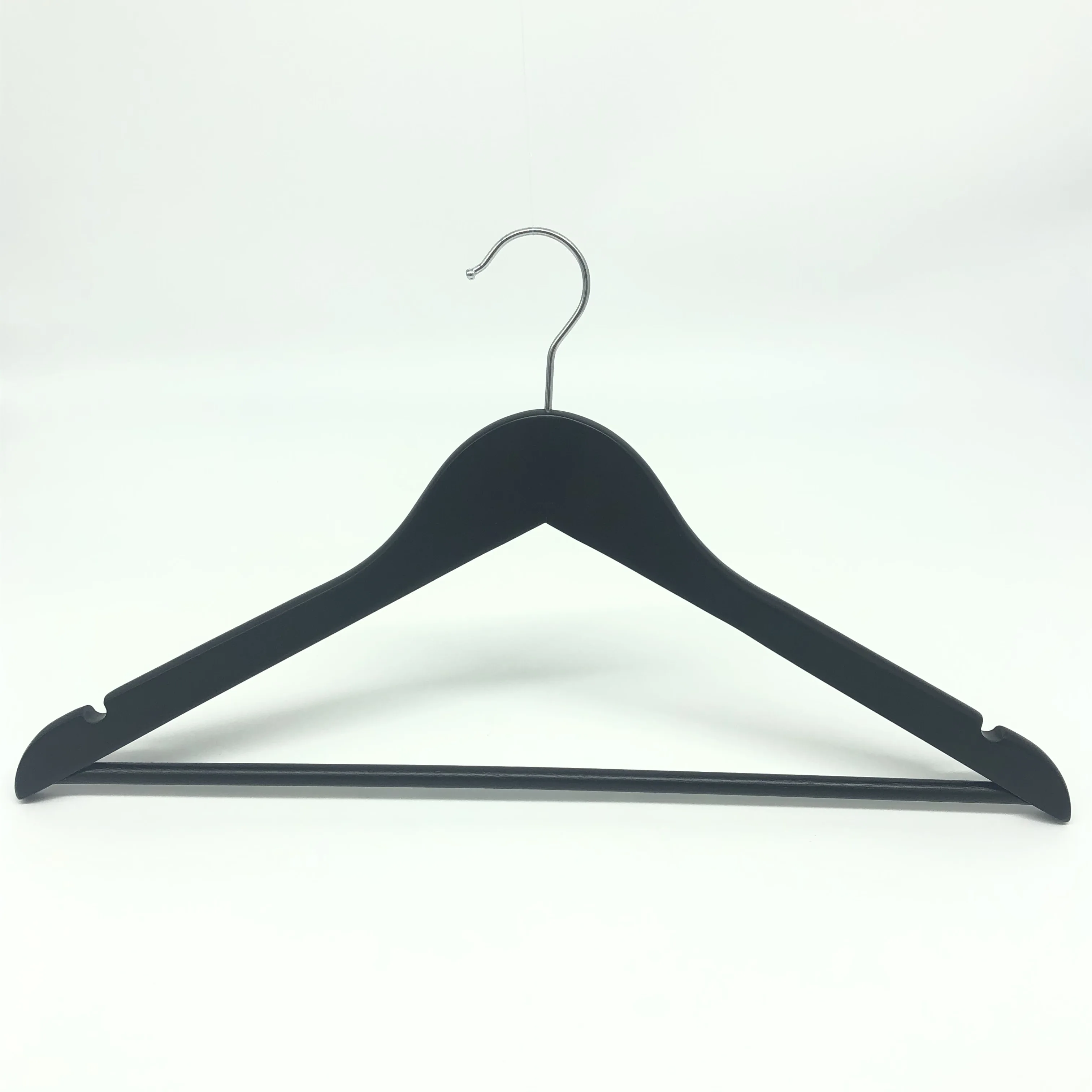 customized adjustable high quality antique black laminated multifunction competition hanger