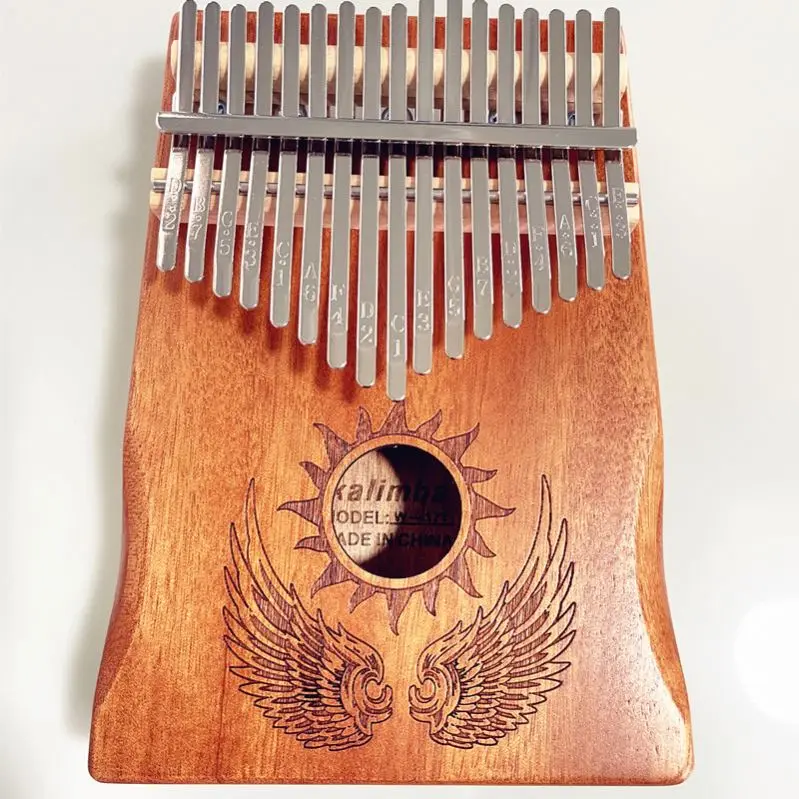 17 Key Kalimba Accessories Hand-printed DIY pine wood 10/17 keys kalimba thumb piano for kids