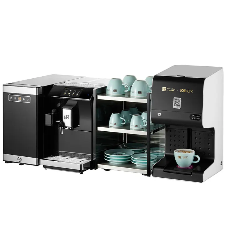 Easy Operation Electric Household Expresso Coffee Maker Office Fully Automatic Coffee Machine with Milk Tank