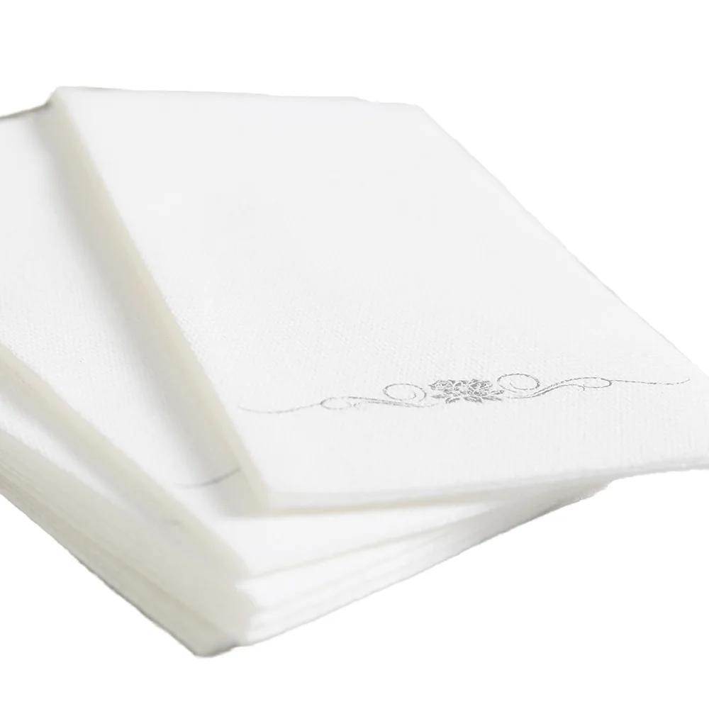 Одноразовые однослойные салфетки высшего качества, Заводская Складная упаковка для салфеток из натуральной древесной массы