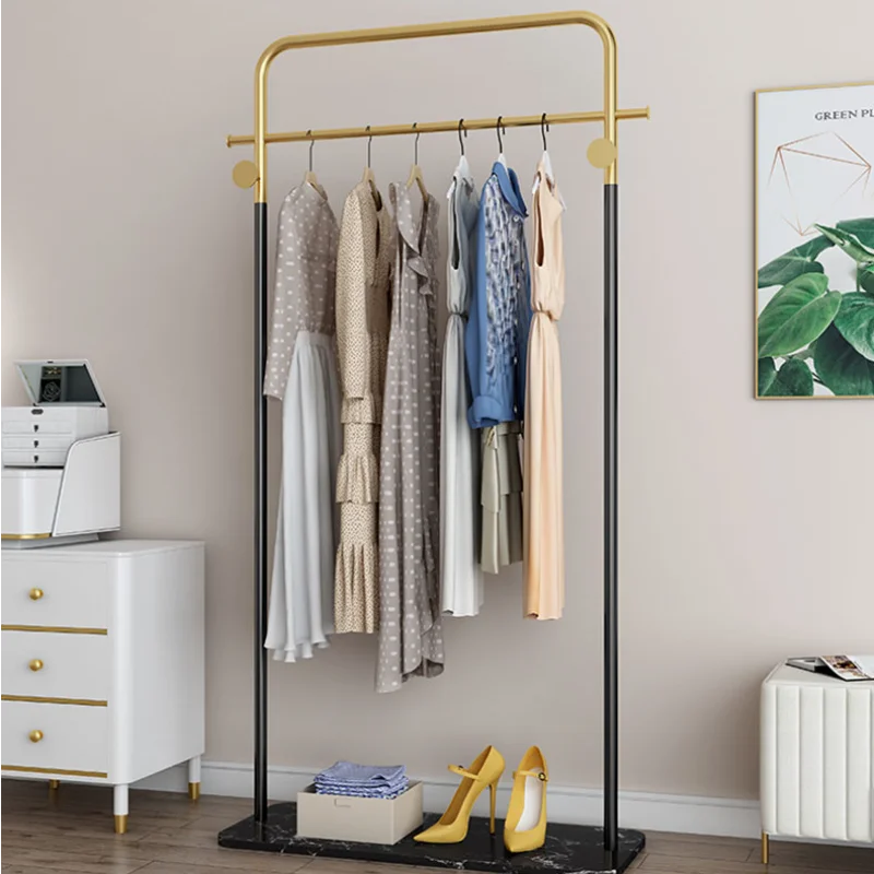 New Type Top Sale Modern Marble Base Multifunction Hanger Metal Coat Rack Stand