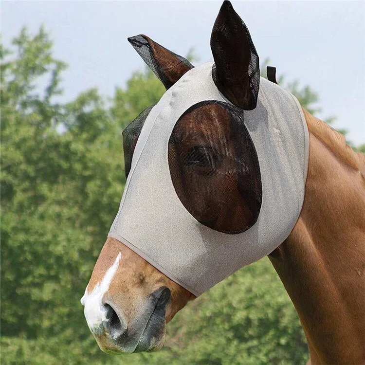 Fashion UV  Horse Protection Equipment horse face warm fly Equestrian Horse Fly Mask