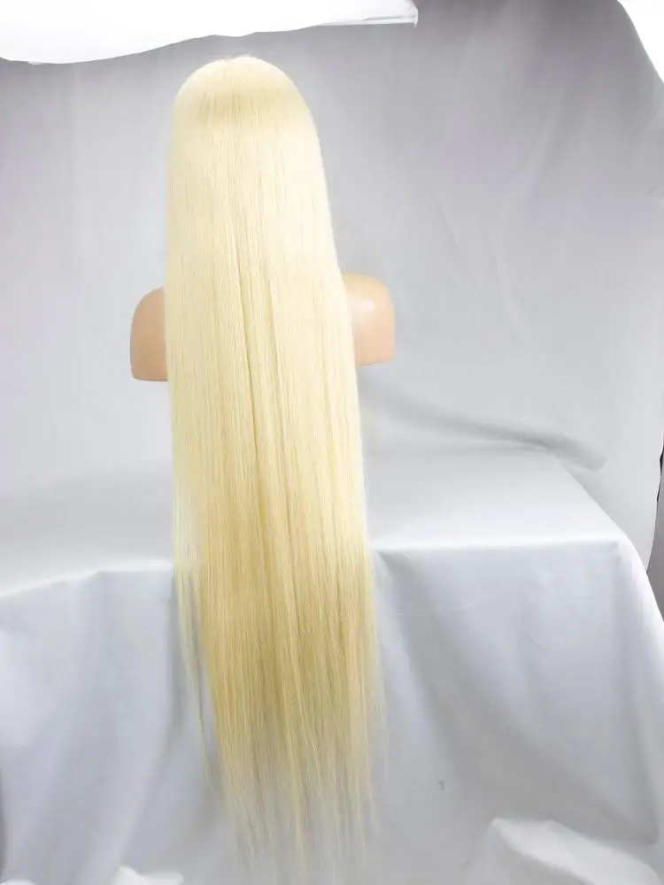  Eseewigs 28 30 34 36 38 40 42 дюйма длинные волосы бразильские натуральные человеческие парики на полной сетке шелковые прямые 613 цветов для женщин