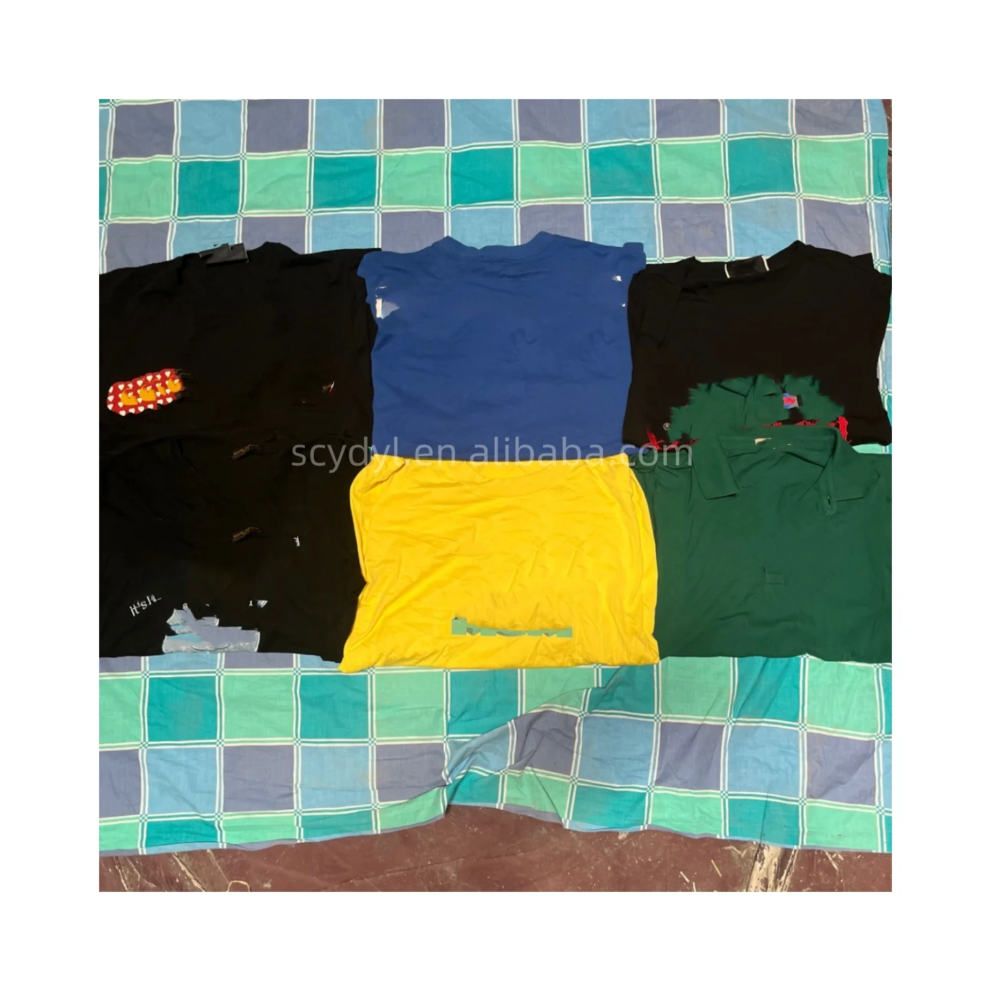 C04 luxury summer used clothes ukay t-shirt short pants dress second hand for man or woman fashion style cloth