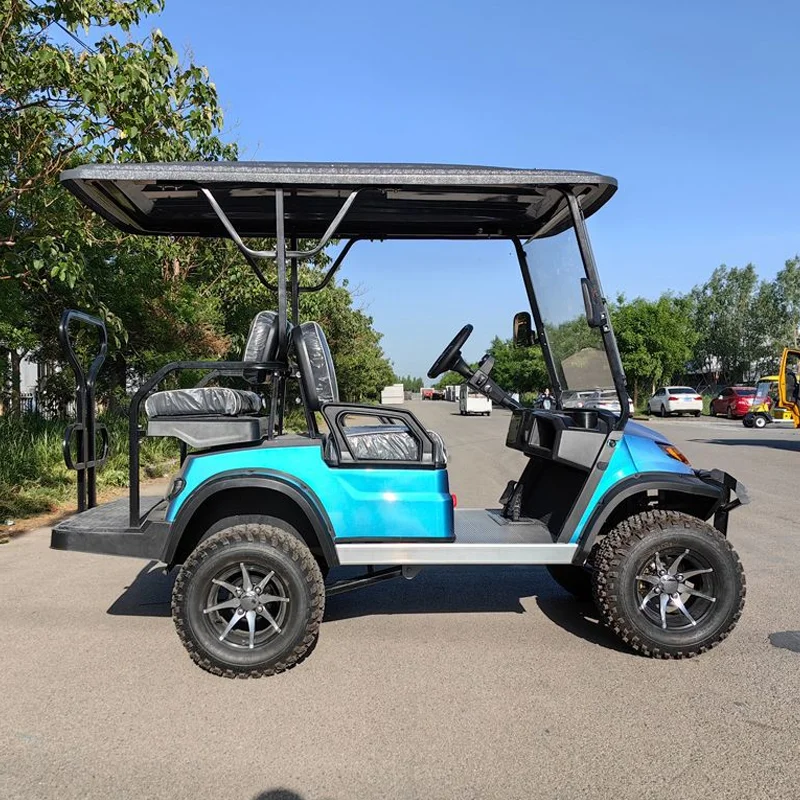 Golf carts electric 4 seater Electric Golf Cart Lithium Hunting Off Road Golf Cart Sightseeing Vehicle