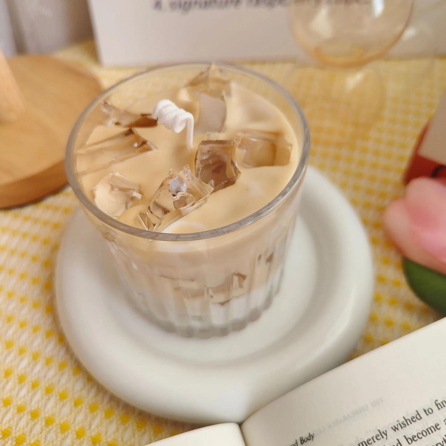 Novelty Gifts Party Novelties Iced Ice Coffee Aromatherapy Home Decoration Gift Gel Soy Wax Candles Fragrance Scented Candle