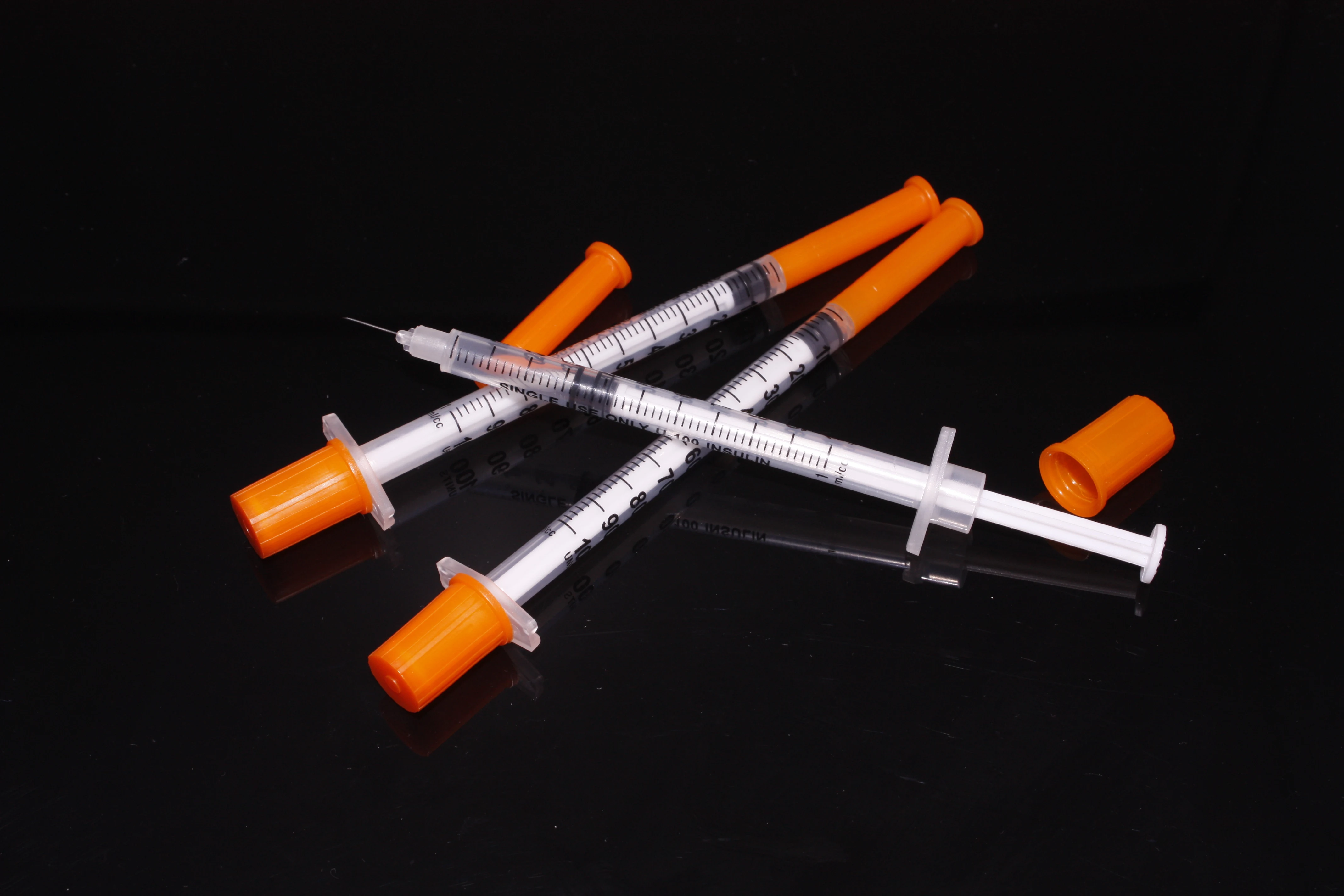 MedtPoint Sterile Insulin Syringe 1ml 1cc U100 U40 For Single Use 100pcs Per Box