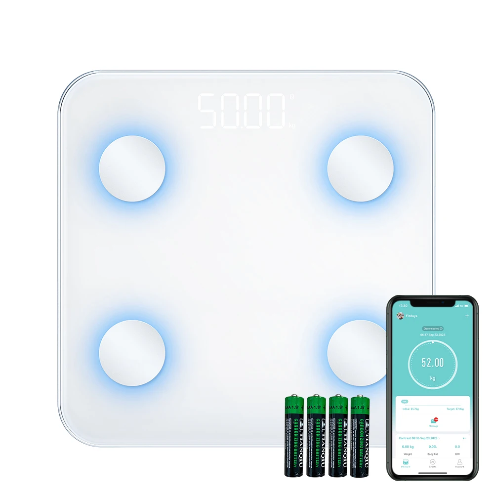 Smart Scale Bt Link Body Weighing Scale App-compatible Electronic Intelligent Weight Loss Body Fat Scale