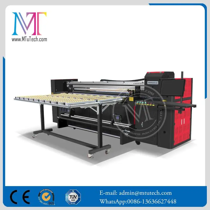 MTuTech Multifunction Combo UV Printer Factory Acrylic uv pvc foam board flatbed printer