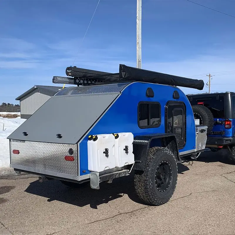 Indulge in Luxury Travel Premium Aluminium Composite Camper Caravan Motorhome, Latest Style, 13ft Berth Touring