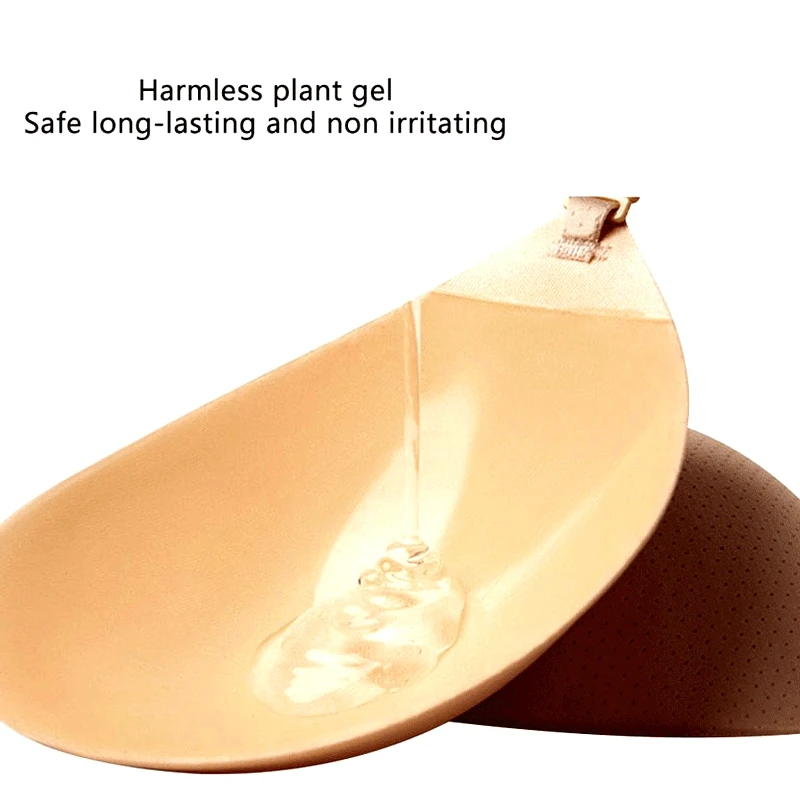 New China Manufacturer Invisible Fabric Cover Thick Silicone Strapless U-Shaped Seamless Bra