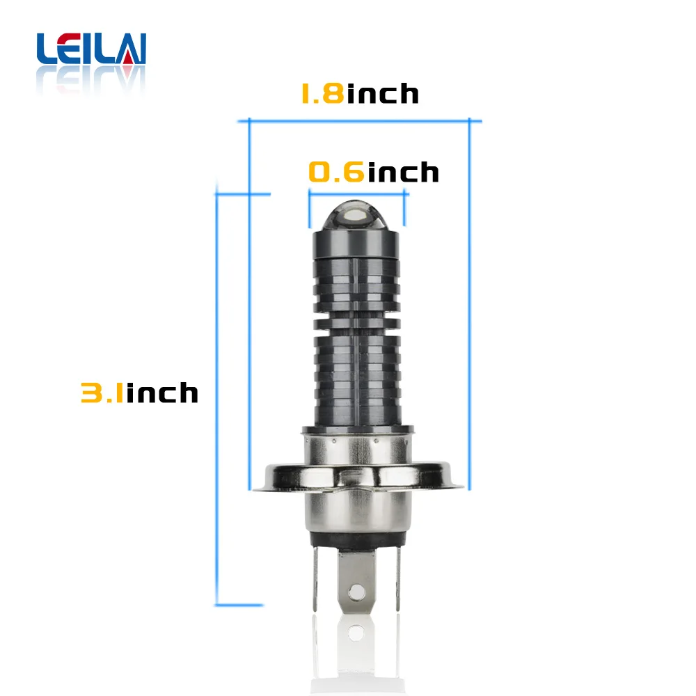 P15D LED Motorcycle Headlight Lamp 2000LM 12W Moto Led Autobike Fog Lamp 3000K 6000K Hi Lo Beam Light 12V