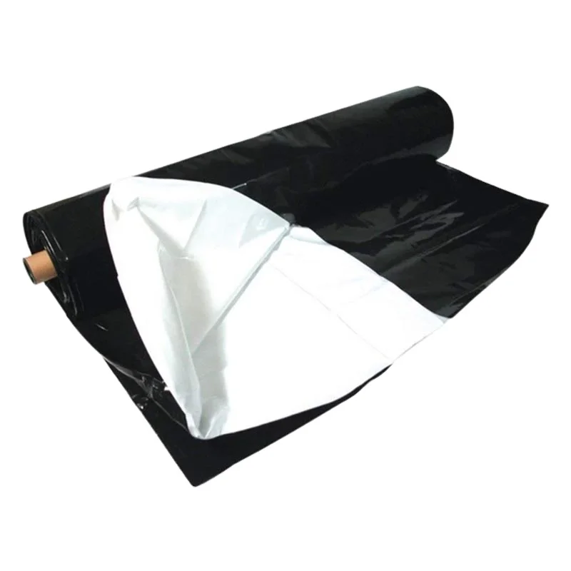 10 x 100 Polyethylene Panda Film Black White Plastic Sheeting Roll for Greenhouse Plastic Panda Plastic Film 6 mil