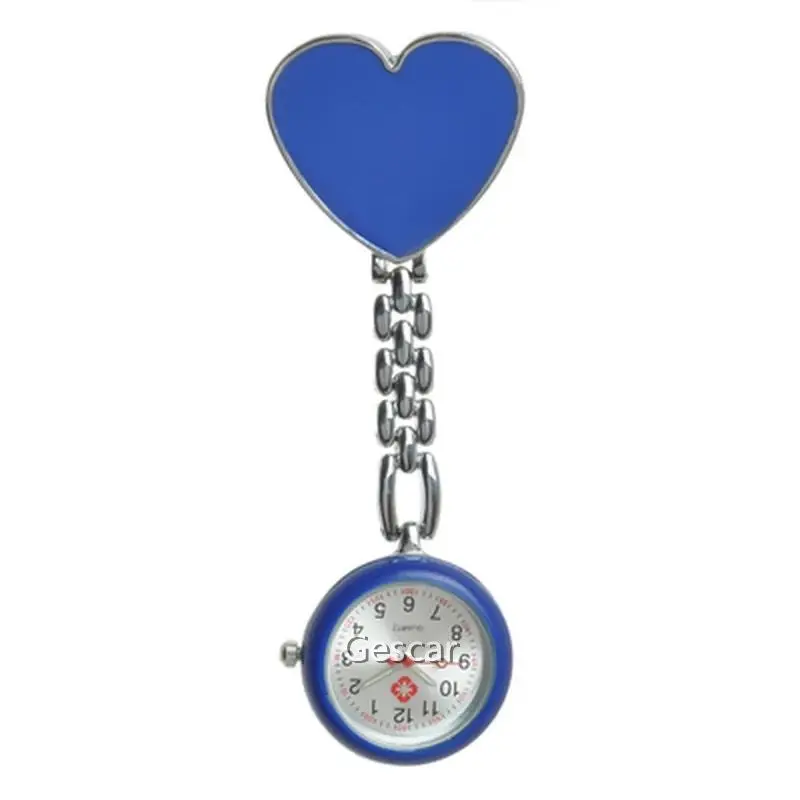 
New Style Luminous Clock Breast Nurse Watch Heart Hanging Pendant Nurse Watch Fashionable Luminous Pendant Hang Watch Gift 