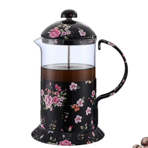 
Оптовая продажа, Высококачественная дорожная кружка, черная Кофеварка из нержавеющей стали, французский пресс 