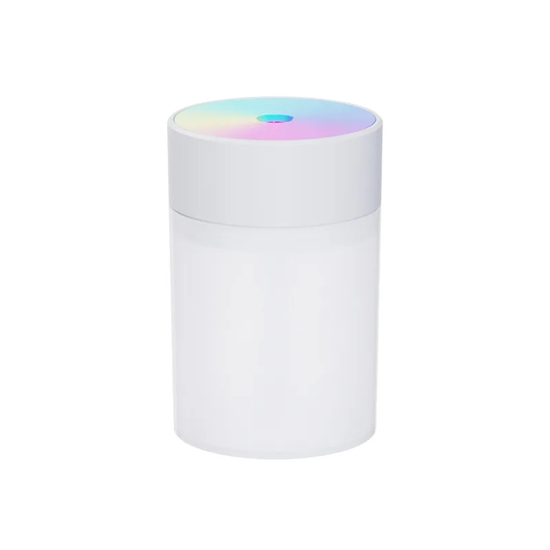Advanced simple can be customized logo small portable color dazzle USB out of the fog quiet color dazzle humidifier
