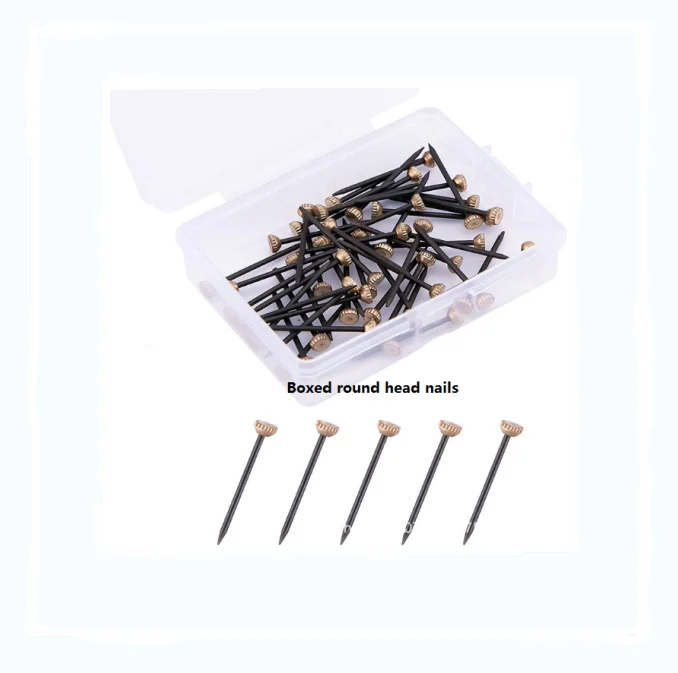 Copper head nail, black steel nail, wooden wall nail set