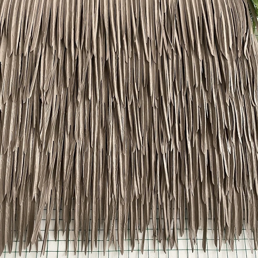Hot sale waterproof synthetic palm thatch roofing tile