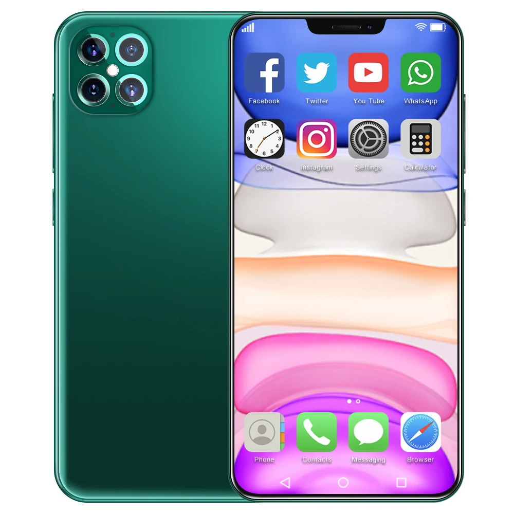 
Wholesale Cheap Mobilephone i12 Pro 12+512GB Deca Core 6.6 Inch Smart Phone 