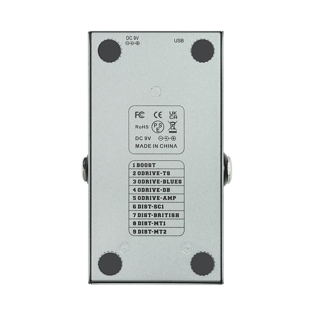 Guitar Effect Pedal 1 Booster 4 Distortion 4 Overdrive Effect Pedal Blues AMP British Metal Pedals for Electric Guitar