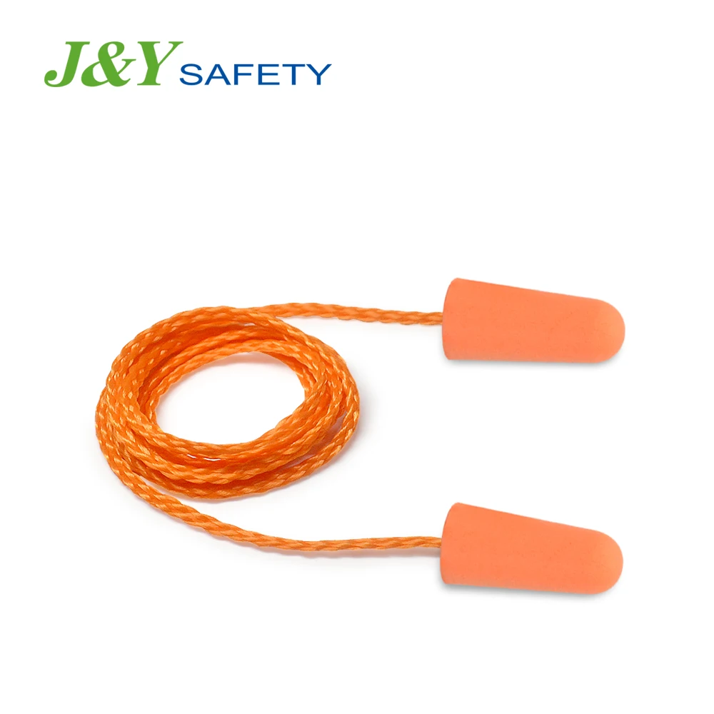 In Ear Hearing Protection Noiseproof Ear Plug Stop Snoring Earplug  With PVC String