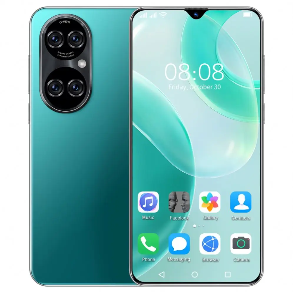 Смартфон P50pro на Android экран 6 7 дюйма 16 ГБ + 512