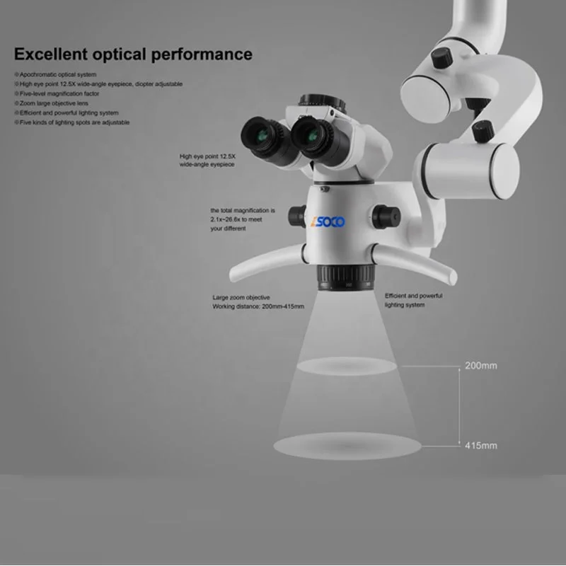 Dental Surgical microscope portable SOCO SCM660 /dental operation microscope root canal treatment