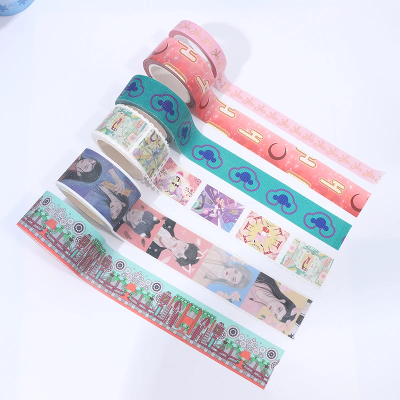  Custom Make Design Printed Christmas Paper Washi Tape Wholesale Low MOQ Cute